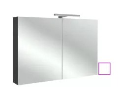 Зеркальный шкаф белый блестящий 100x65 см Jacob Delafon Odeon Up EB797RU-G1C