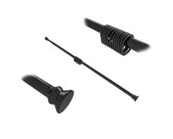 Карниз для ванны 110-210 см WasserKRAF Elbe SC-721121