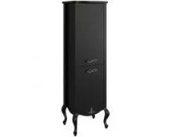 Пенал напольный черный матовый R Caprigo Bourget 37250R-B042