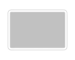 Зеркало 90x60 см BelBagno Marino SPC-MAR-900-600-LED-BTN