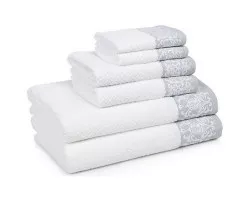 Полотенце банное 137x76 см Kassatex Valencia Slate VAL-109-SLA