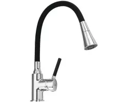 Смеситель для кухни Frap F4044 Хром Черный