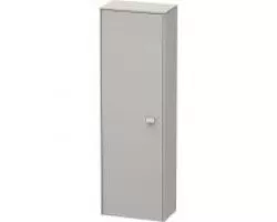 Пенал подвесной бетонно-серый матовый L Duravit Brioso BR1300L0707