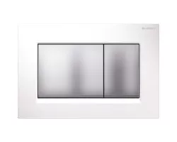 Кнопка смыва Geberit Sigma 30 115.883.KL.1 для инсталляции, белый\/матовый хром