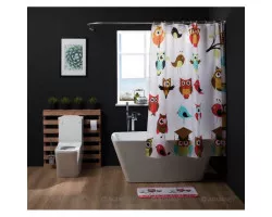 Штора для ванной комнаты Aquanet Совы SC3101A