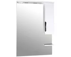 Зеркальный шкаф 67,2x106 см белый ASB-Mebel Мессина