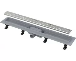 Душевой трап (лоток) AlcaPlast APZ8 Simple APZ8-550M 54,4 см, с решеткой, перфорированный, нержавеющая сталь