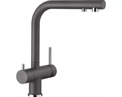 Смеситель для кухни с подключением к фильтру Blanco Fontas II темная скала 525146