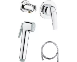 Гигиенический душ Grohe BauCurve 124899 со смесителем, хром