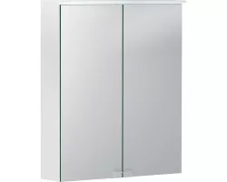 Зеркальный шкаф 56x67,7 см белый матовый Geberit Option Basic 500.258.00.1