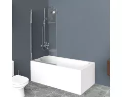 Шторка для ванны 70 см BelBagno UNO-V-1-70\/150-C-Cr прозрачное