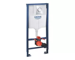 Инсталляция для унитаза Grohe Rapid SL 39581000 с кнопкой смыва, хром