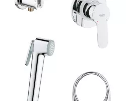 Гигиенический душ Grohe BauEdge 124898 со смесителем, хром