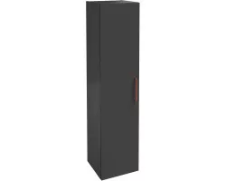 Пенал Jacob Delafon Odeon Rive Gauche EB2570G-R7-N14 подвесной L, серый антрацит