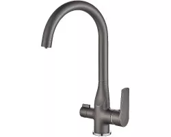 Смеситель для кухни Haiba HB76533-3 Пепельный