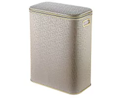 Корзина для белья стандартная, бежевый золото Geralis Flower FLG-B