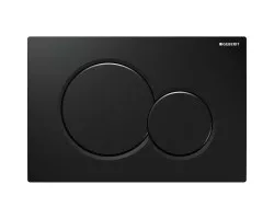Кнопка смыва Geberit Sigma 01 115.770.DW.5 для инсталляции, черный глянец