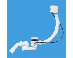 Слив-перелив для ванны McALPINE MRB14CBSQ-PB