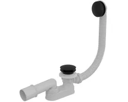 Слив-перелив для ванны ClickClack AlcaPlast A507BLACK