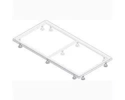 Каркас для душевого поддона Creto Ares/Scala 100х90 1-0076