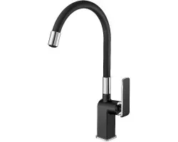 Смеситель для кухни Haiba HB73548-7 Черный Хром