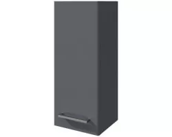 Шкаф одностворчатый графит матовый L Caprigo Accord 2260L-TP810