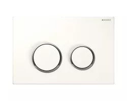 Кнопка смыва Geberit Sigma 20 115.778.KJ.1 для инсталляции, белый\/хром