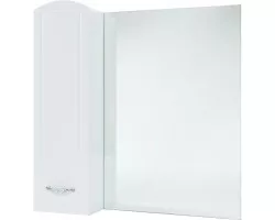 Зеркальный шкаф 78x80 см белый глянец L Bellezza Амелия 4610313002101