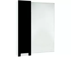 Зеркальный шкаф 58x80 см черный глянец\/белый глянец L Bellezza Пегас 4610409002046