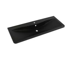 Раковина BelBagno 120 BB1200/455-LV-ART-ALR-NERO Черная матовая