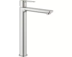 Смеситель для раковины Grohe Lineare 23405DC1 без донного клапана, суперсталь