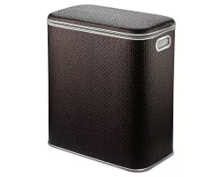 Корзина для белья стандартная, шоколад хром Geralis Punto PCH-B