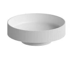 Раковина-чаша Boheme Corian 40 801-R-MW Белая матовая