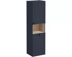 Пенал VitrA Root Classic 68529 подвесной R, с бельевой корзиной, темно-синий матовый