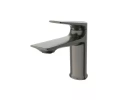 Cмеситель для накладной раковины Cezares LINER-LS-GM-W0 оружейная сталь, без донного клапана