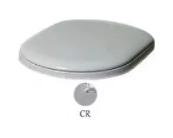 Сиденье для унитаза с микролифтом белый\/хром Azzurra Charme CHA1800\/Fbi\/cr
