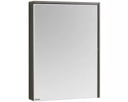 Зеркальный шкаф 60x83,3 см грецкий орех R Акватон Стоун 1A231502SXC80