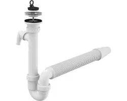 Сифон для кухонной мойки Alcaplast A830-DN50/40 Белый