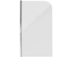 Шторка на ванну Grossman GR-100 80 профиль Хром стекло прозрачное