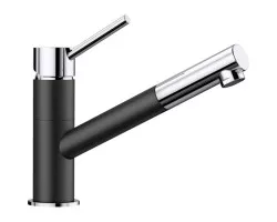 Смеситель для кухни Blanco Kano-S черный 526174