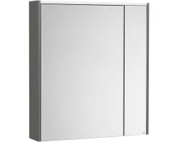 Зеркальный шкаф 70x78 см белый глянец\/антрацит Roca Ronda ZRU9302969
