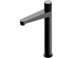 Смеситель для раковины Omnires Contour CT8012AT без донного клапана, антрацит