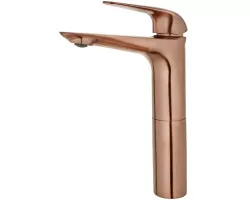 Смеситель для раковины Teka Itaca 67366020G3 без донного клапана, розовое золото