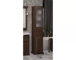 Пенал Opadiris Риспекто 00-00005841 напольный R, с бельевой корзиной, орех антикварный