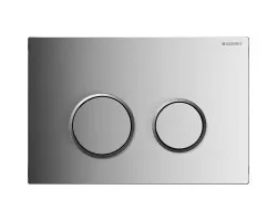 Кнопка смыва Geberit Sigma 20 115.778.KH.1 для инсталляции, хром\/матовый хром\/хром