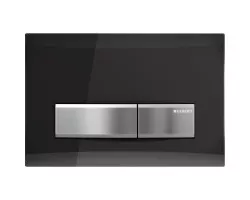 Кнопка смыва Geberit Sigma 50 115.788.SD.5 для инсталляции, зеркальное дымчатое стекло