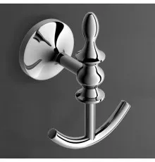 Двойной крючок ART&MAX BOHEMIA AM-E-4286B-Cr