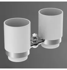 Стакан подвесной двойной ART&MAX ANTIC CRYSTAL AM-E-2688SJ-Cr