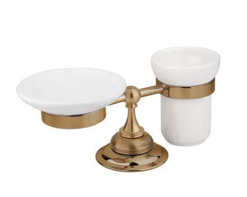Стакан и мыльница настольные CEZARES APHRODITE-STTP-02
