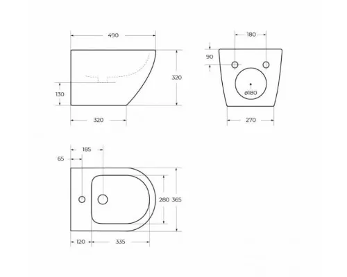 Биде подвесное BelBagno SFERA-R